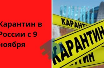 Введение карантина в стране в ноябре