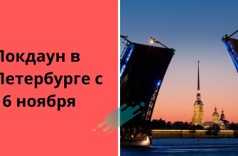 Закрытие Питера на карантин с 16 ноября